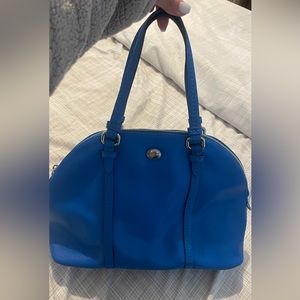 Beautiful royal blue Coach purse